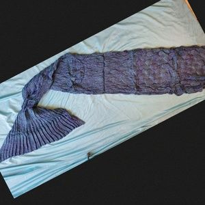 Brand new mermaid tail blanket .